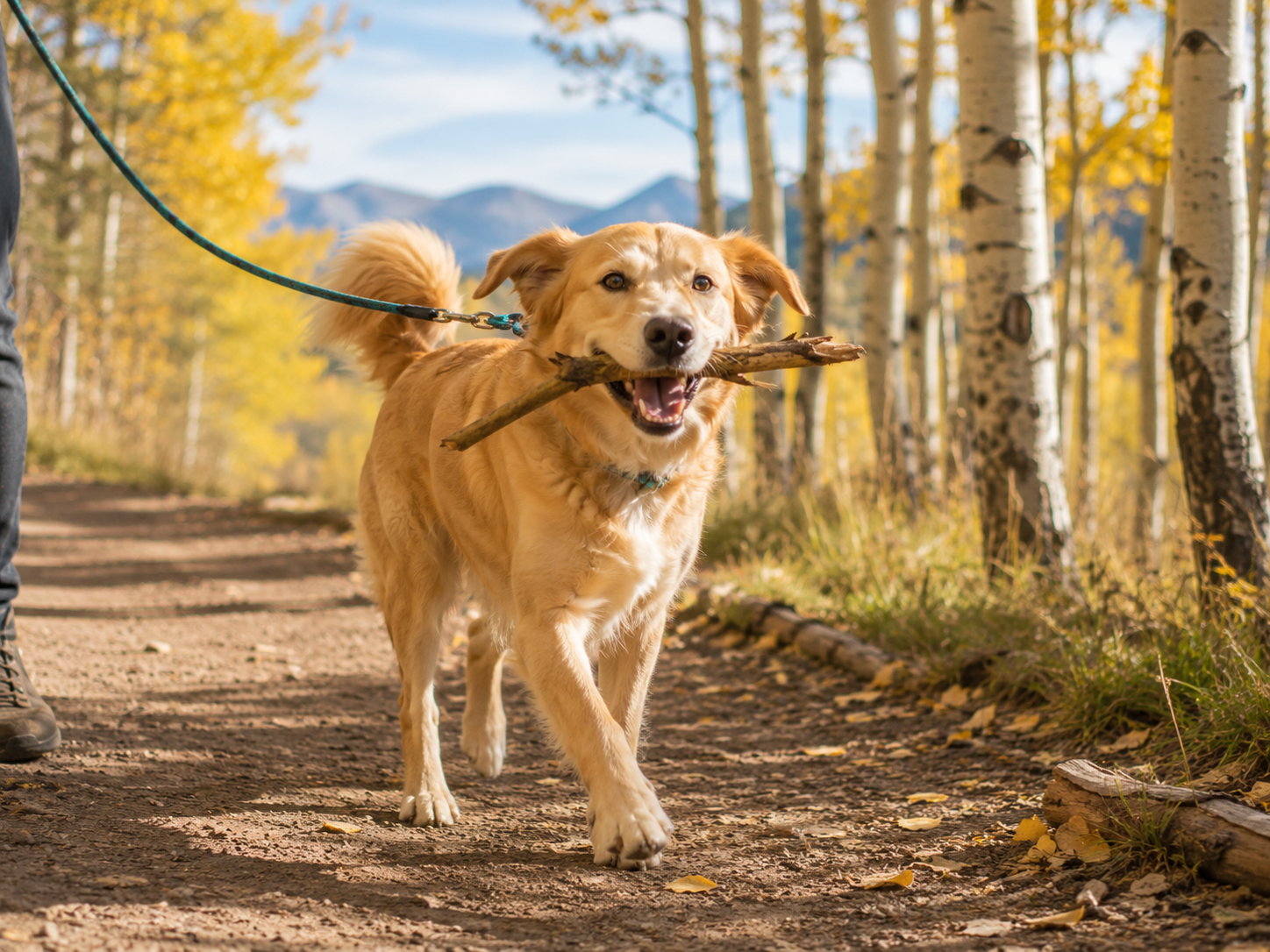 Dog in meadow